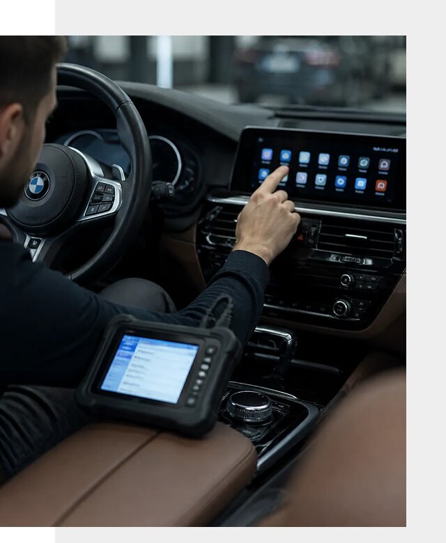 Установка приложений и мультимедиа сервисов BMW в Баксане