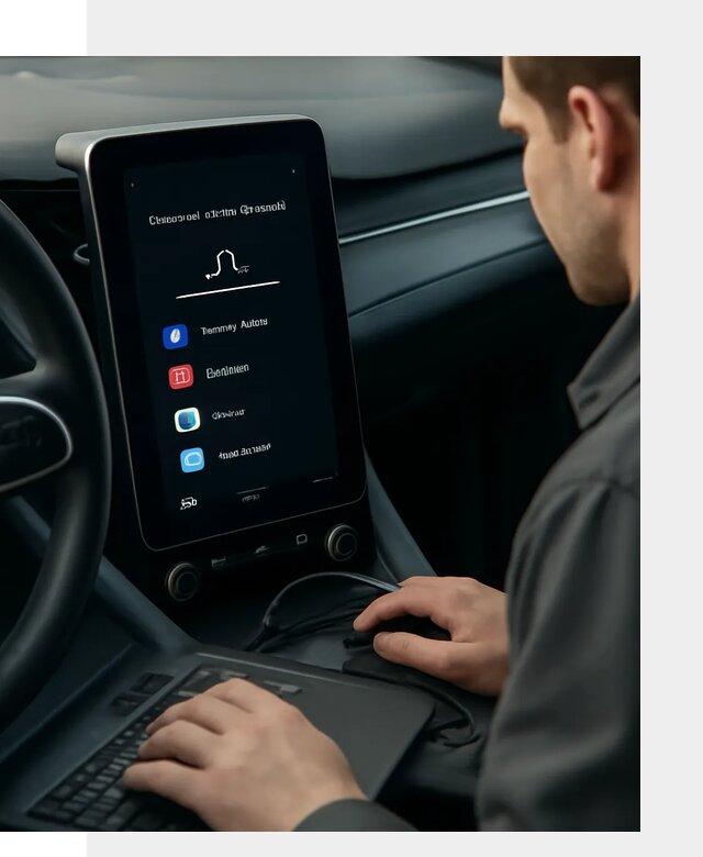 Установка приложений Lynk Co на автомобиль в Баксане